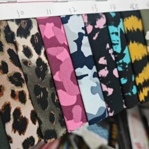 Customized bikini swimsuit fabric selection