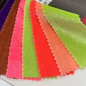 Velvet swimwear with rich texture and high-end visual appeal