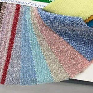 Radiant glitter bikini with reflective finish, perfect for celebrations