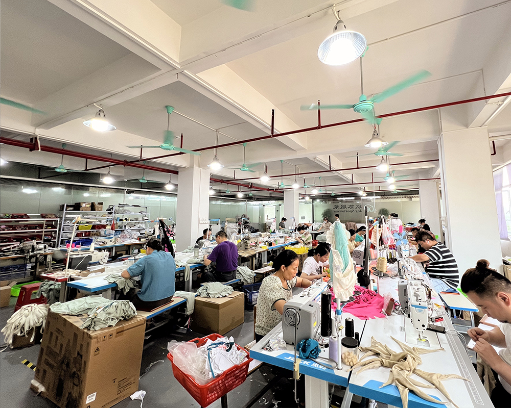 swimwear factory sewing workshops