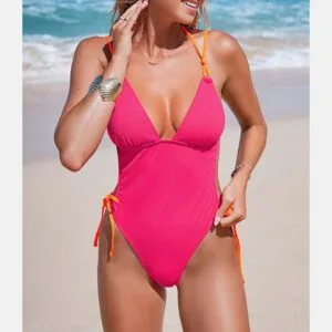 Bright Beat Pink One-Piece Swimsuit