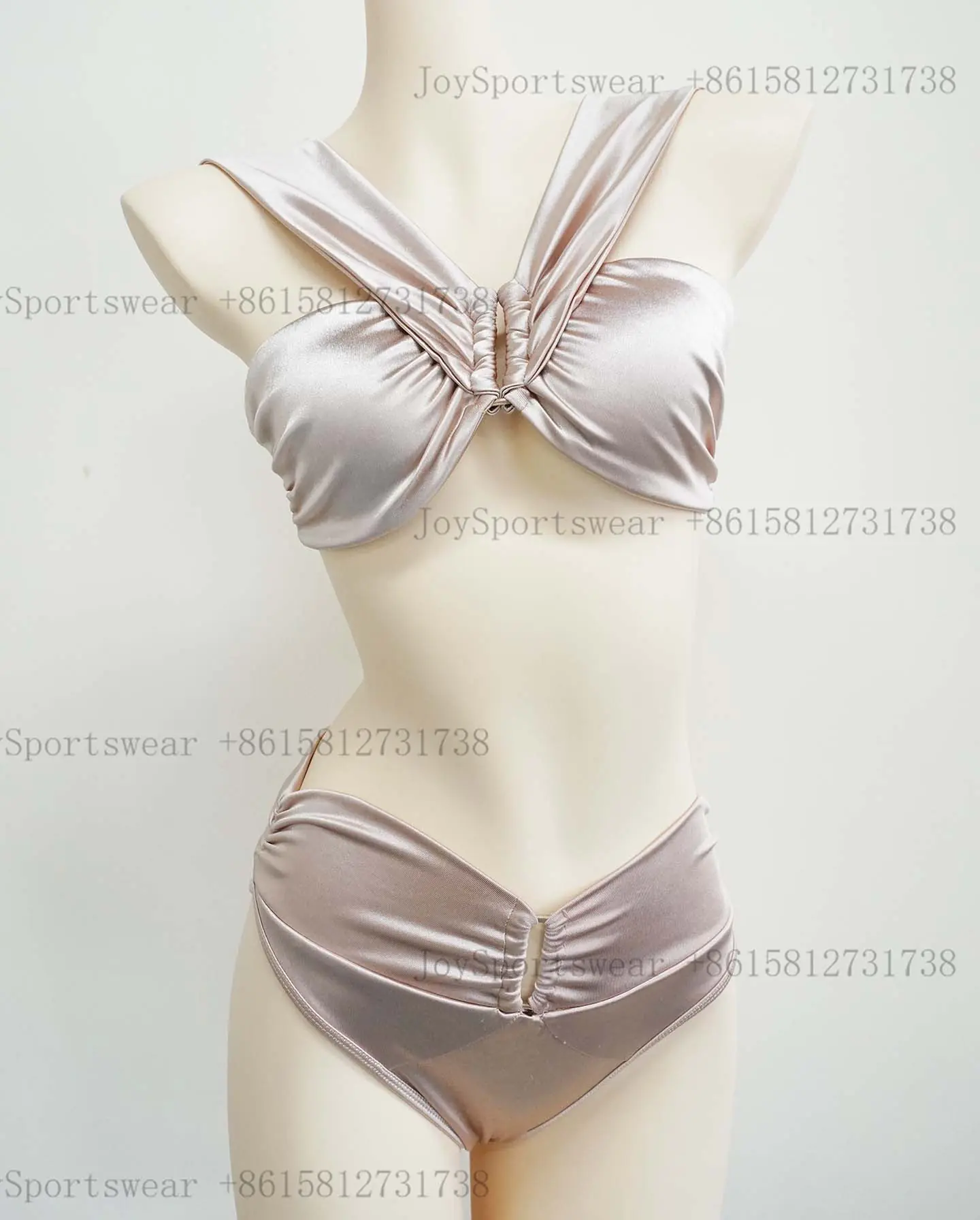 satin bikini
