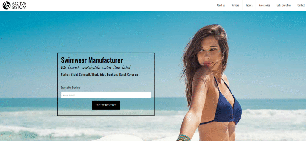 swimwear manufacturer-Active Qstom