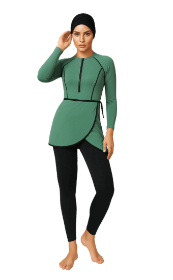 Modest Burkini 3-Piece Full Coverage Swim Set