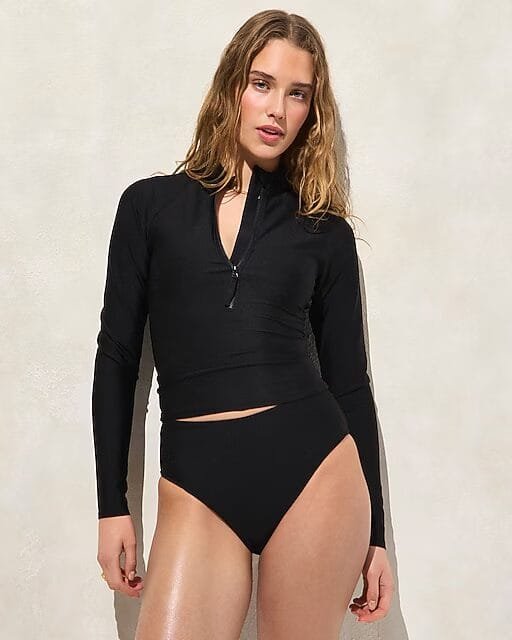 Black Rash Guard For Women