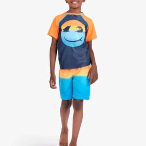Custom Boys UPF 50 Rash Guard Swim Set