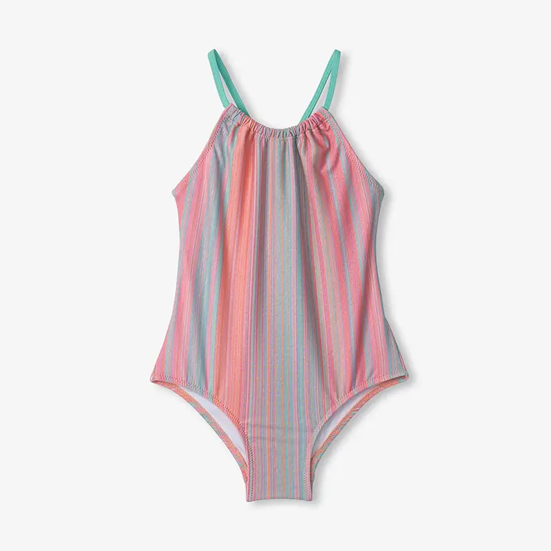 Custom Girls Printed One Piece Swimsuit - Image 4