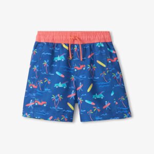 Boys Print Swim Trunks