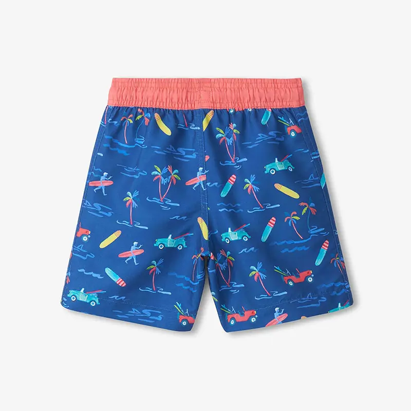 Boys Print Swim Trunks - Image 2