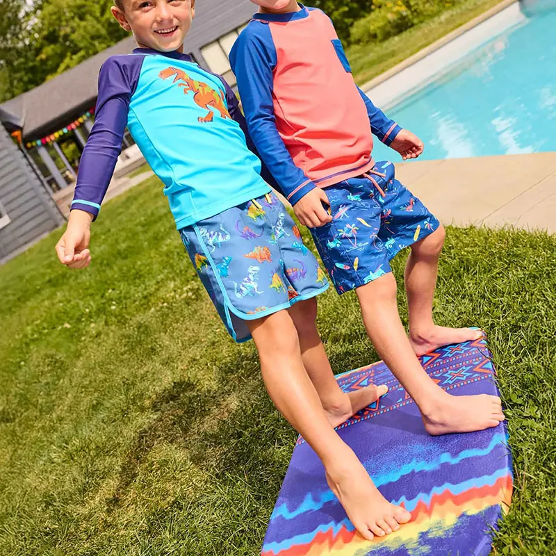 Boys Print Swim Trunks - Image 3