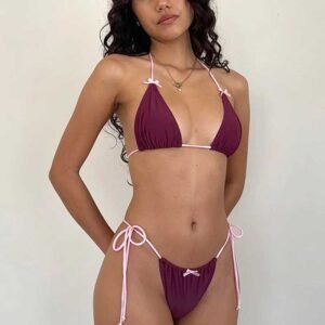 Bow Detail String Bikini