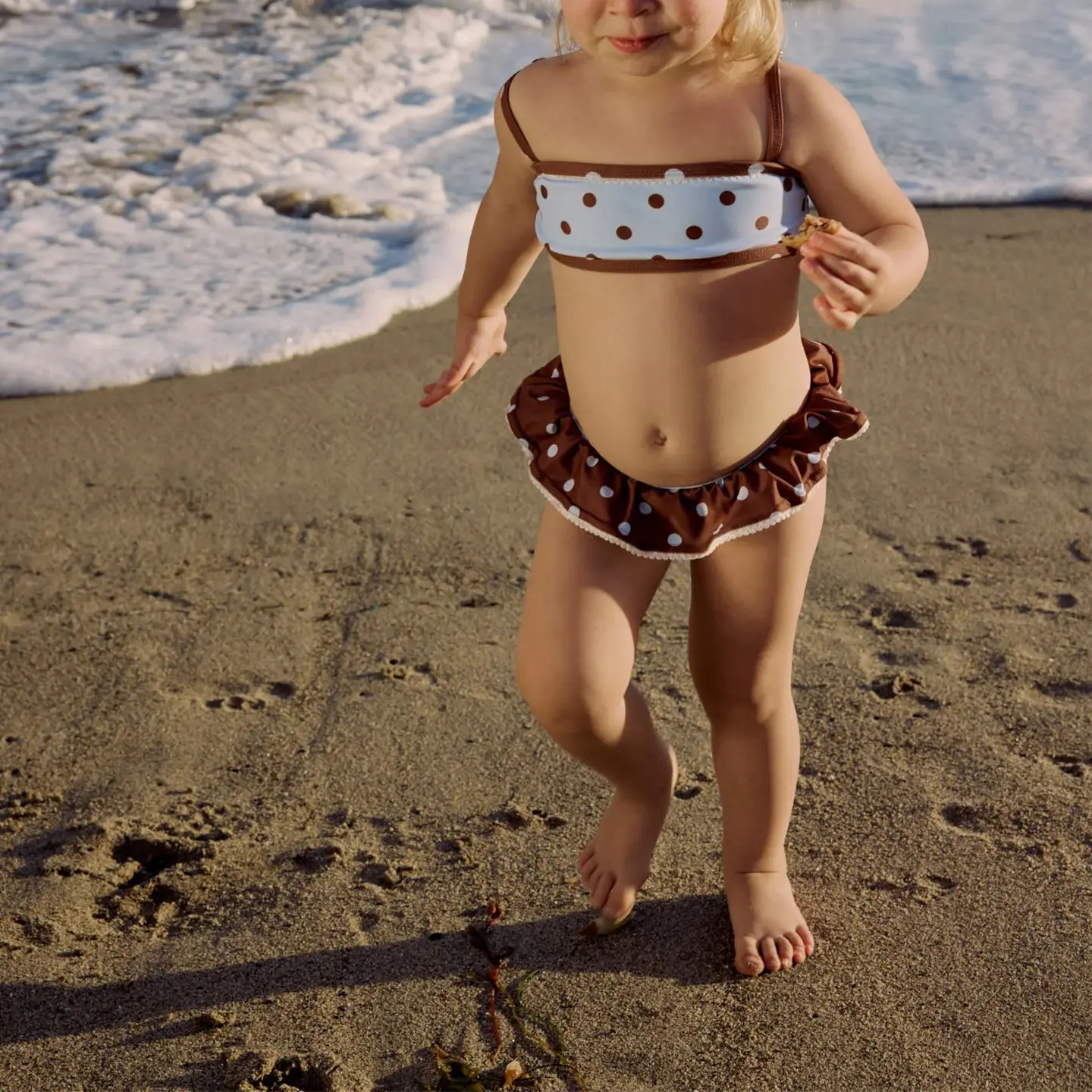 Mommy and Me Matching Polka Dot Bikini Set - Image 3