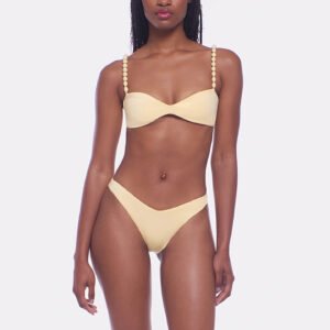 Underwire Bikini Set with Beaded Straps