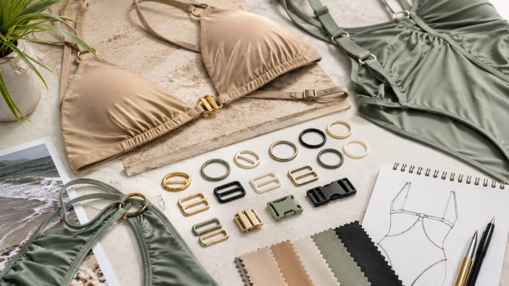 How to Use Rings, Sliders and Buckles in Swimwear Design?
