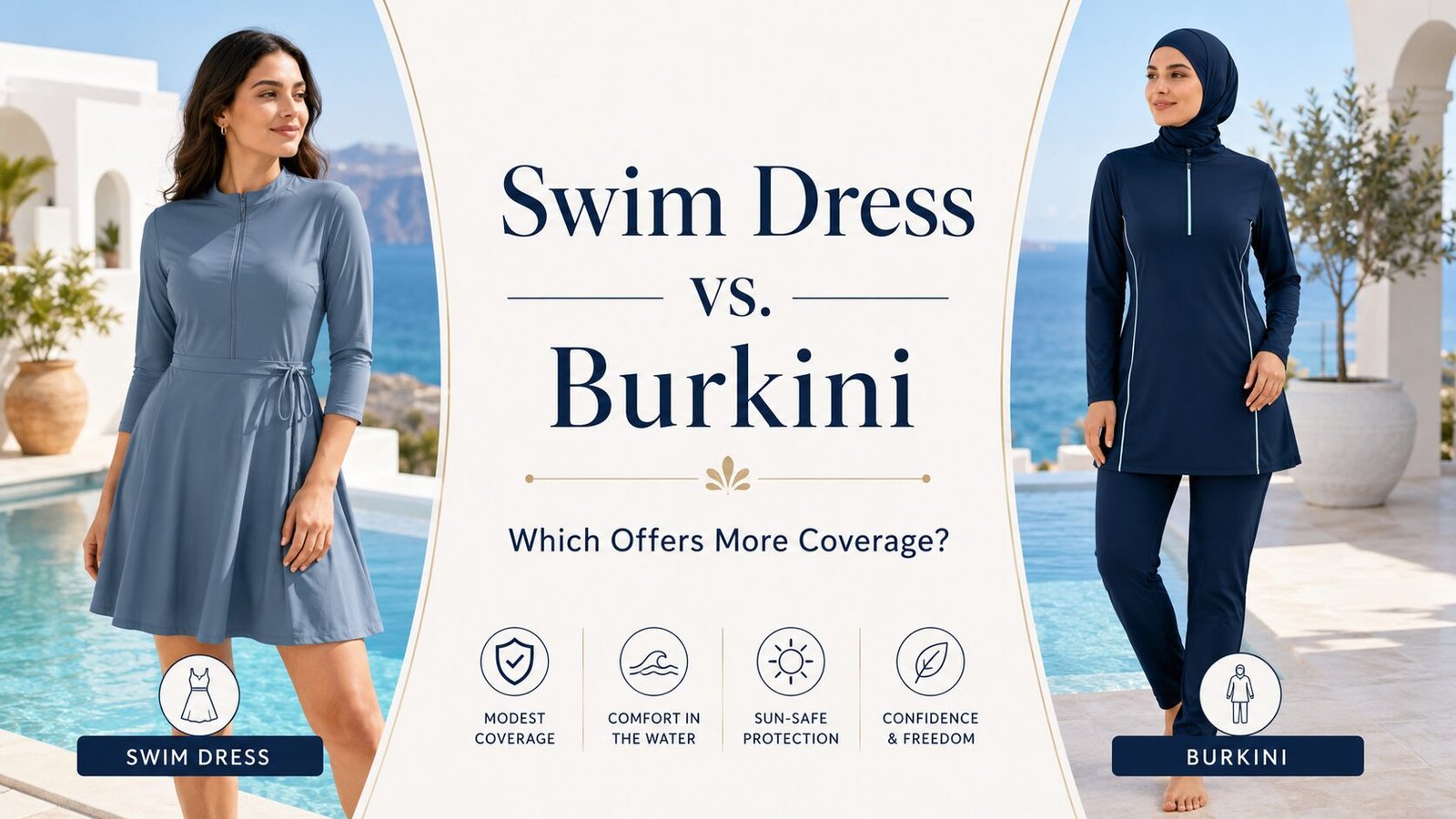 Swim Dress vs. Burkini