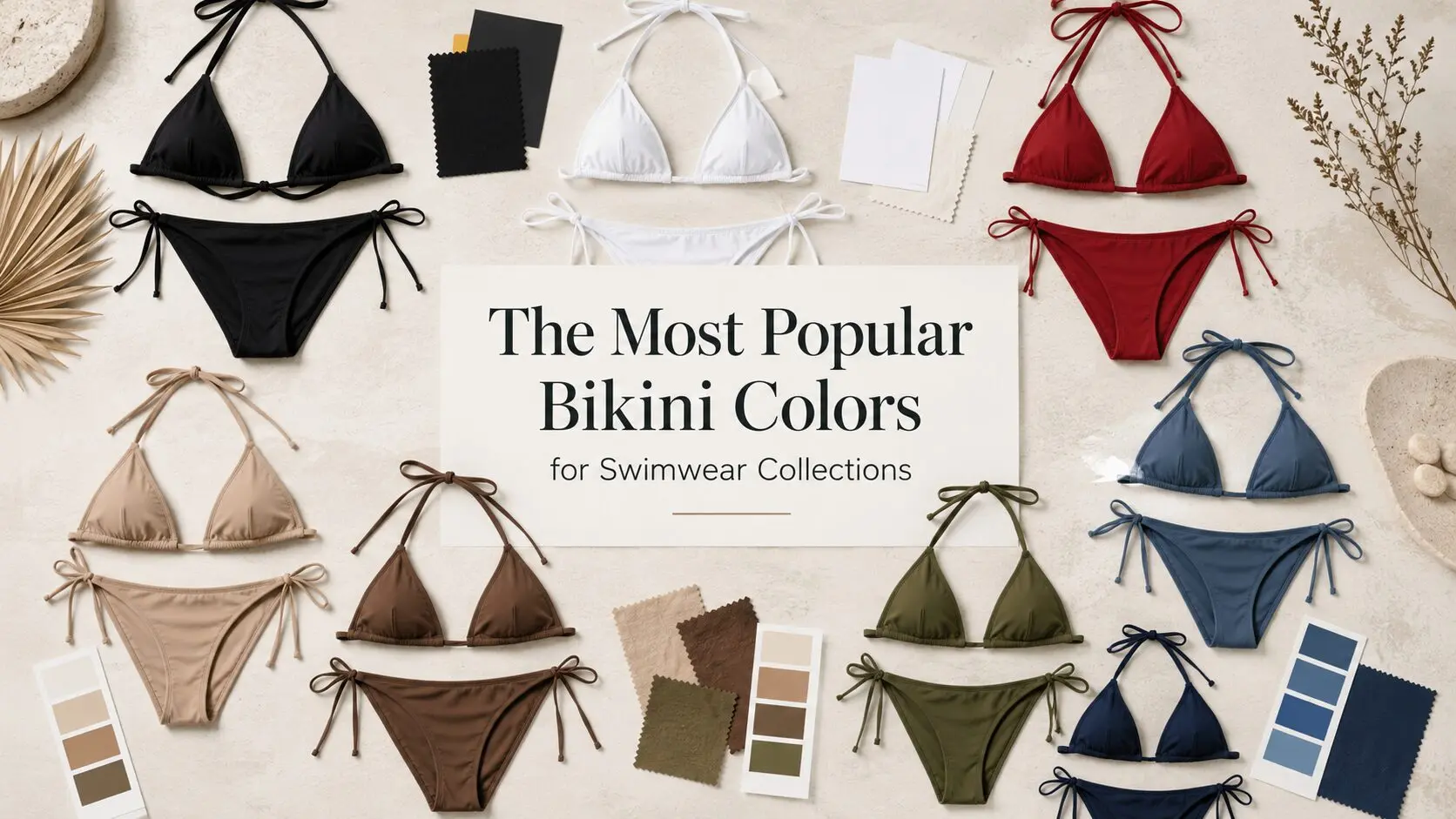 Most Popular Bikini Colors for Swimwear