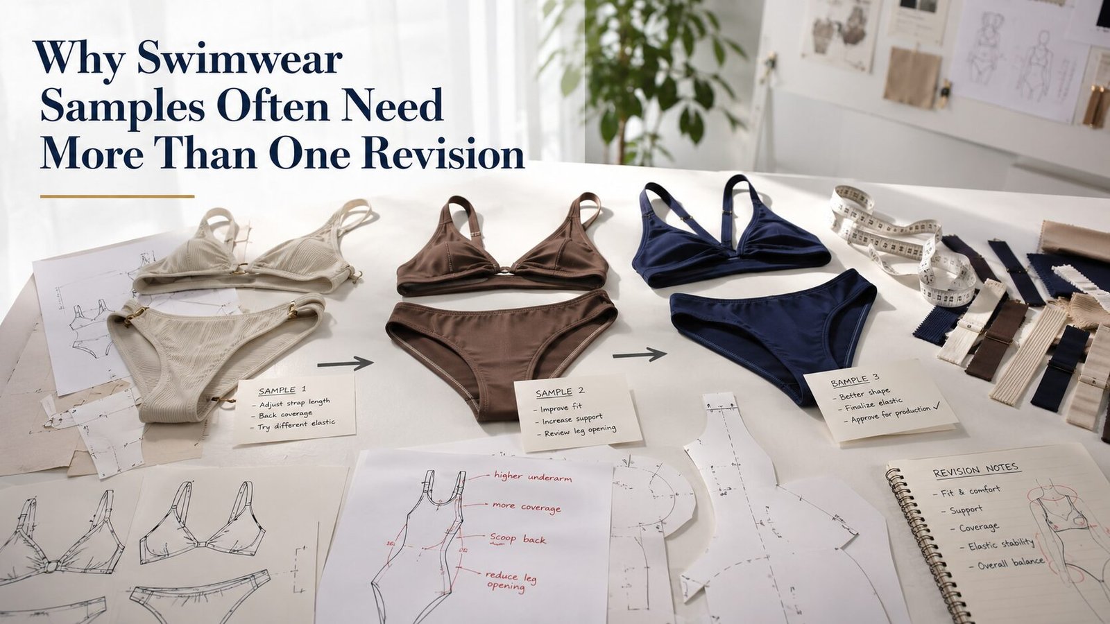 Why Swimwear Samples Often Need More Than One Revision?