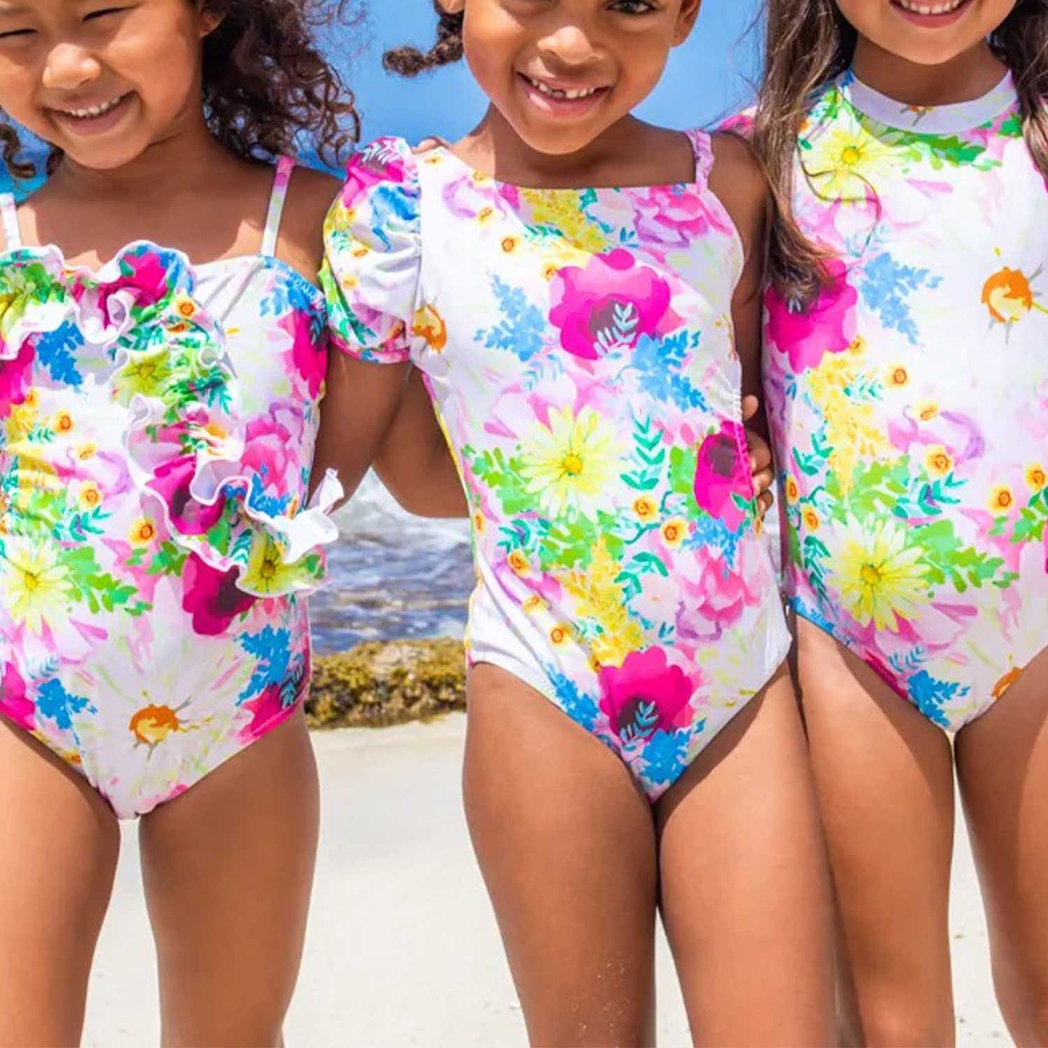 Joysportwear — Joysportwear's eco-friendly swimwear collection display