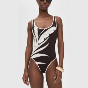 Trendy Floral Print One-Piece Swimsuits