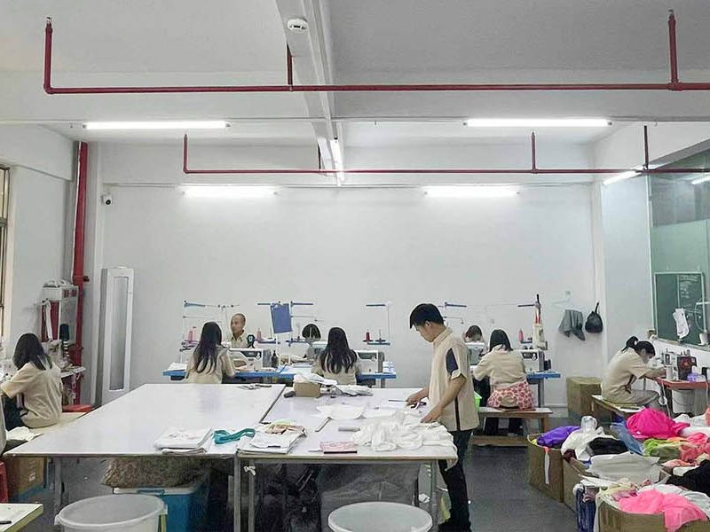 swimwear sample rmaking room